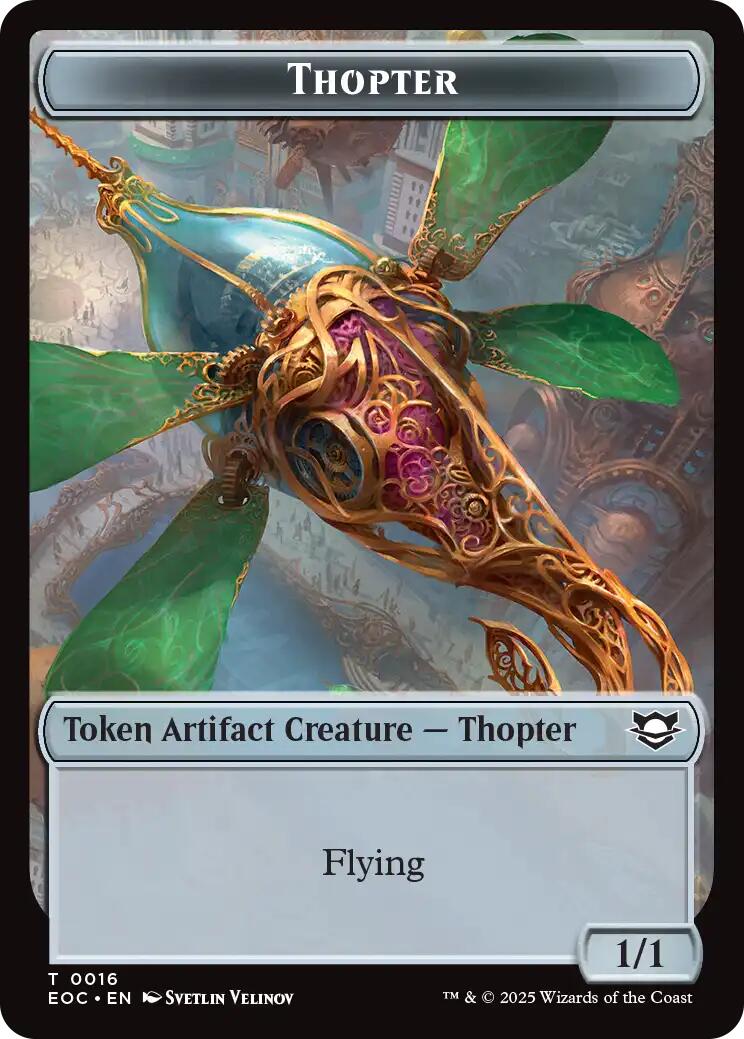 Thopter // Gnome Double-Sided Token [EOC - 16 // 11]