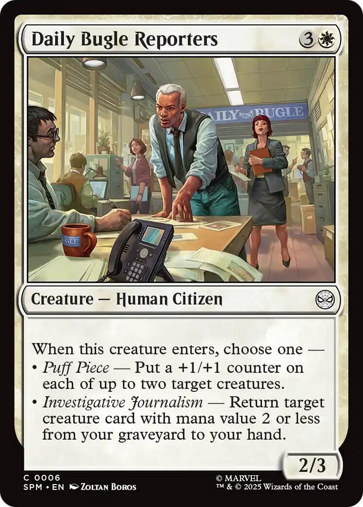 Daily Bugle Reporters [SPM - 6]