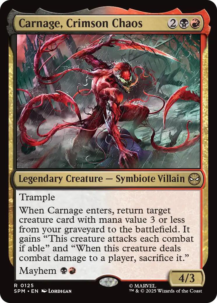 Carnage, Crimson Chaos [SPM - 125]