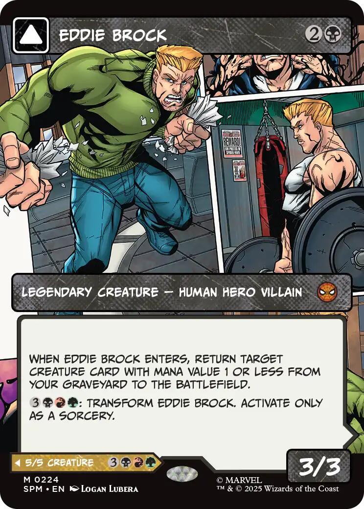 Eddie Brock (0224) (Borderless) [SPM - 224]