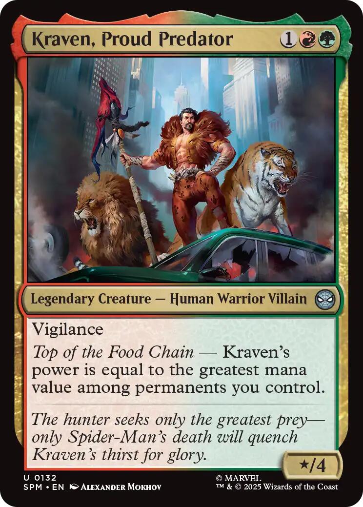 Kraven, Proud Predator [SPM - 132]