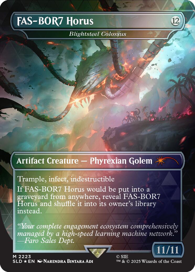 FAS-BOR7 Horus - Blightsteel Colossus (Rainbow Foil)