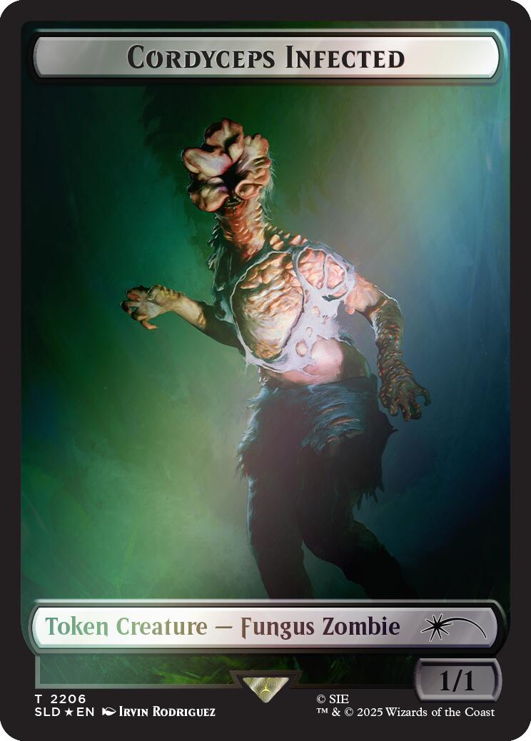 Cordyceps Infected Token (2206) (Rainbow Foil)