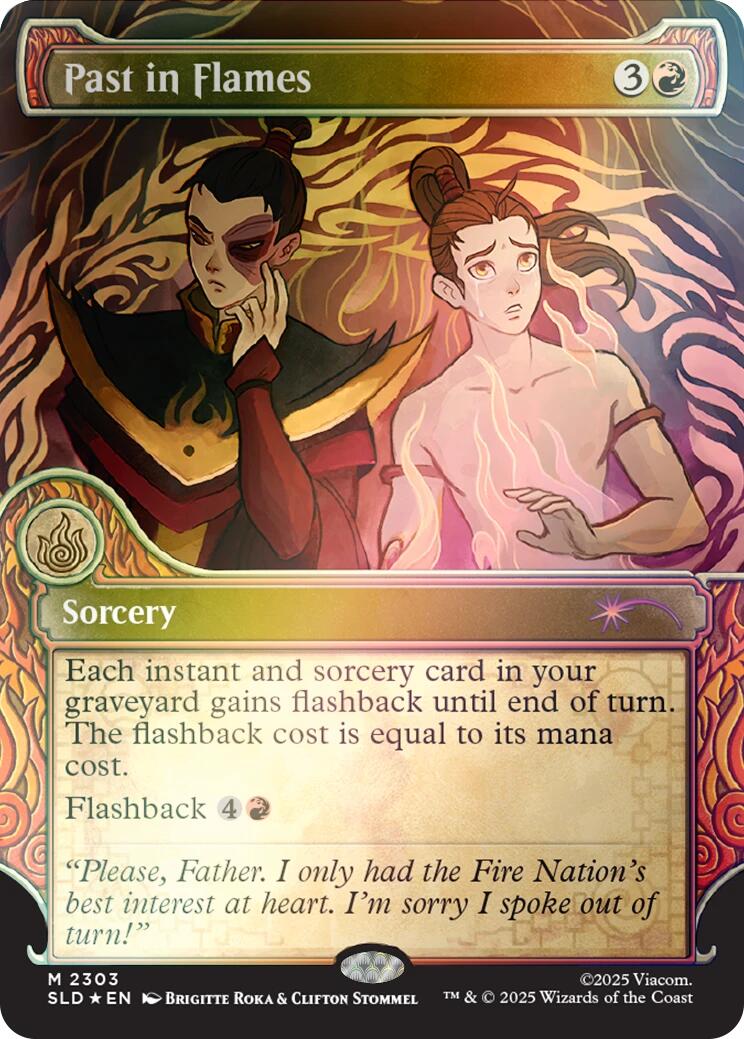 Past in Flames (Rainbow Foil)