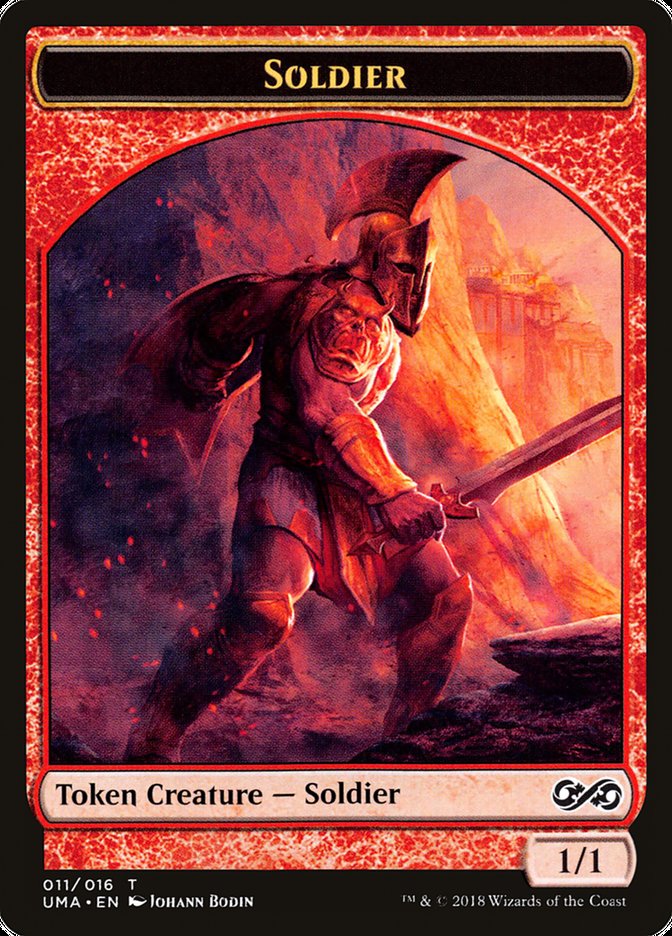 Soldier (UMA) // Kobolds of Kher Keep (MKC) Double-sided Token