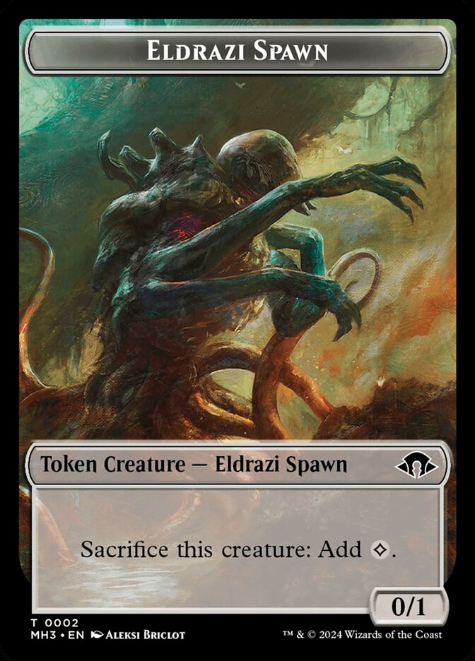 Eldrazi Spawn (MH3) // Eldrazi (M3C) Double-Sided Token