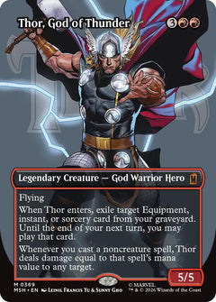 (Preorder) Thor, God of Thunder (Borderless) (0369) [MSH - 369]