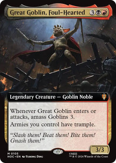 Great Goblin, Foul-Hearted (Extended Art) [HOC - 105]