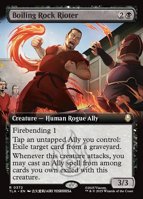 Boiling Rock Rioter (Extended Art) [TLA - 372] Near Mint / English / Foil