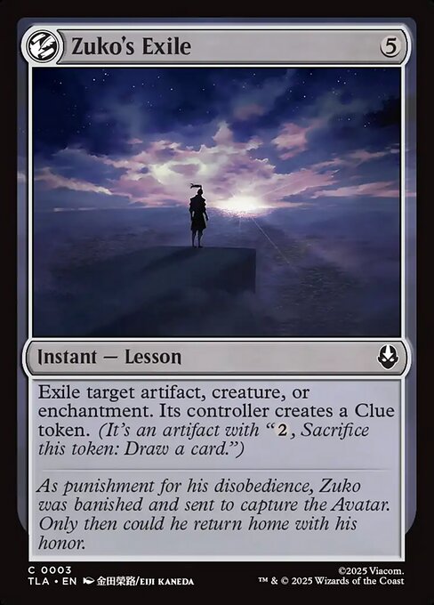 Spells Theme Card [TLA - 3] Near Mint / English / Foil