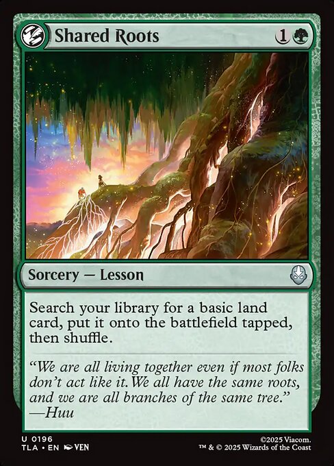 Shared Roots [TLA - 196] | Dragón Durmiente Near Mint / English / Foil